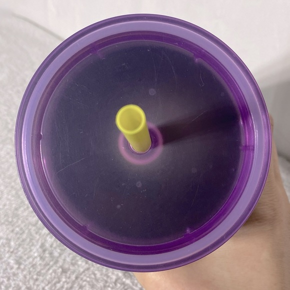 Starbucks 2024 Winter Purple Blossom Floral Soft Touch Tumbler with Straw - Picture 8 of 13